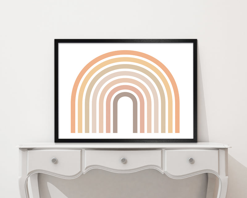 Muted Rainbow Horizontal Original 