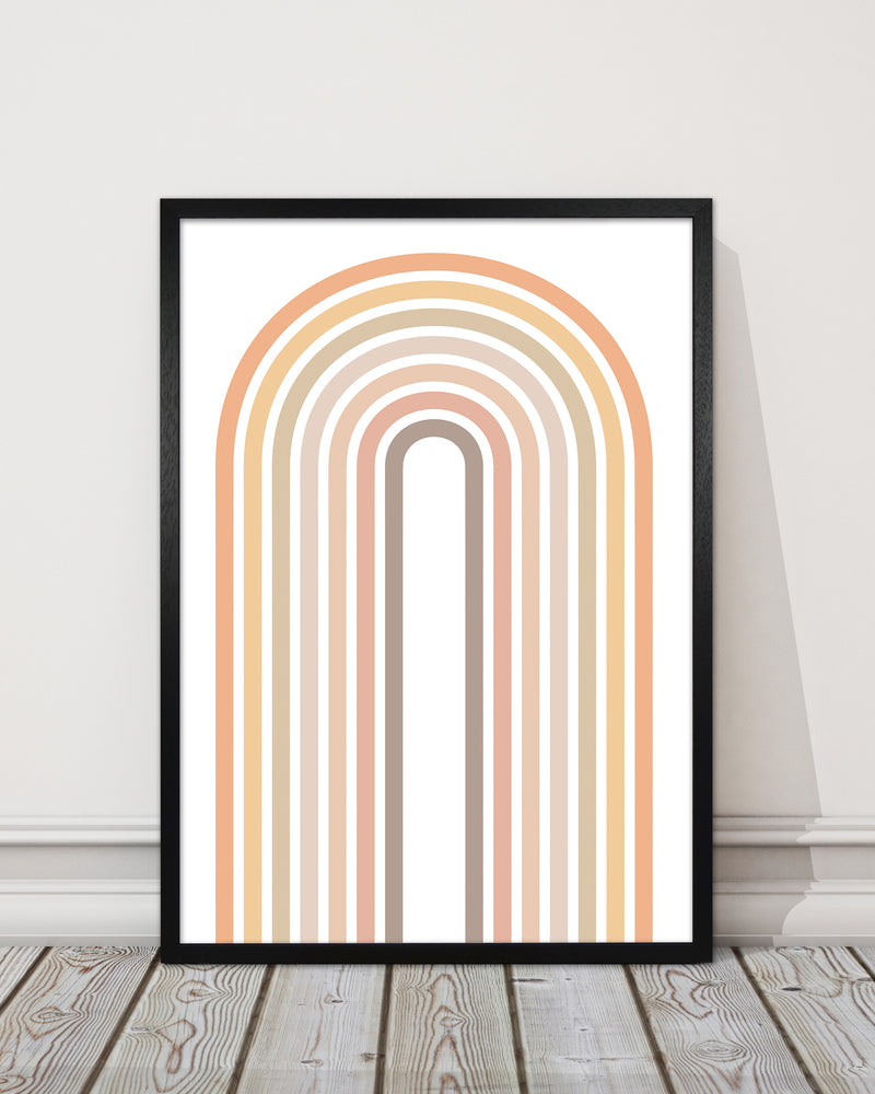 Muted Rainbow Print Original 