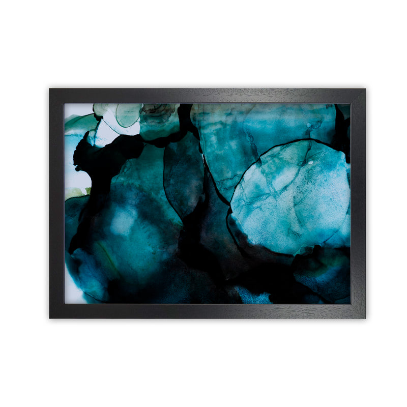 Dark Blue Watercolor Original