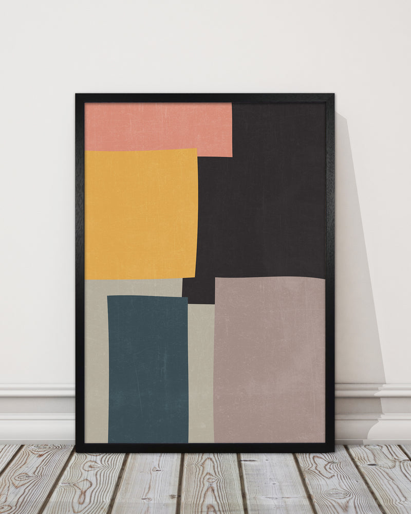 Abstract Block Art Original 