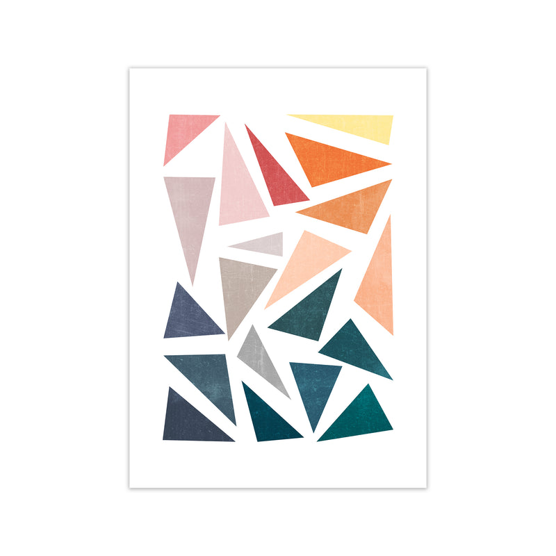 Abstract Colorful Geometric Prints Original A1 Print Only