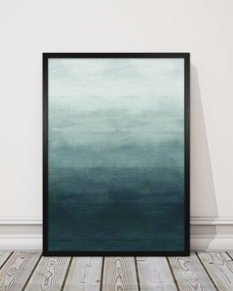 Blue Gradiant Painting Original 