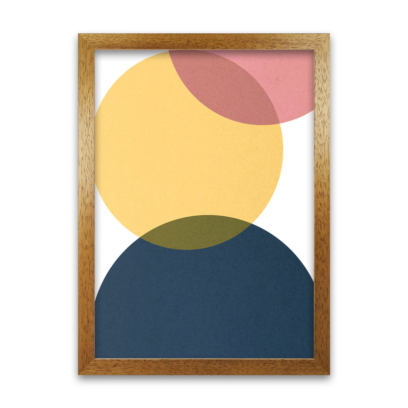 Blue Yellow Pink Pebbles Original