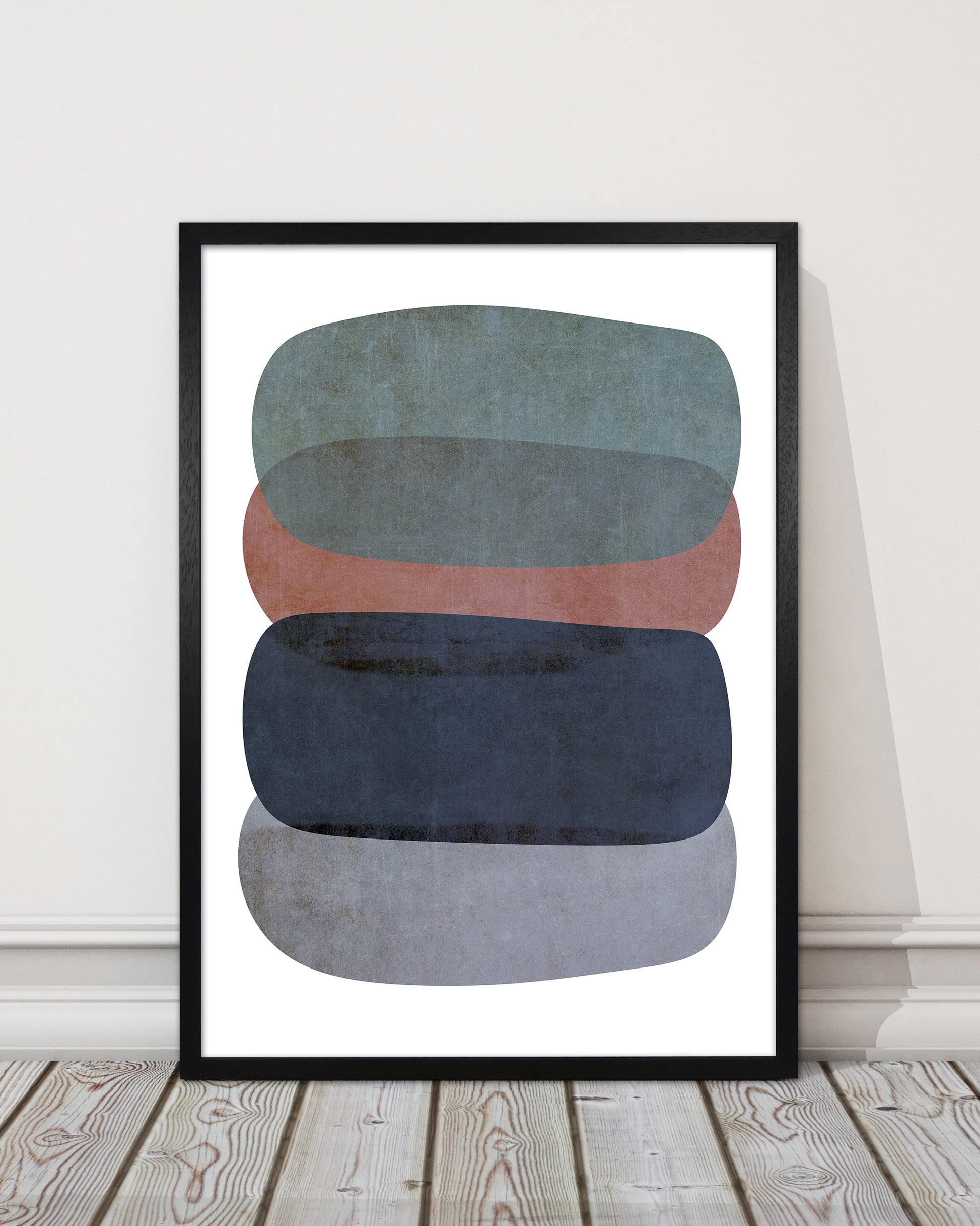 Earth Tones Soft Abstract Shapes