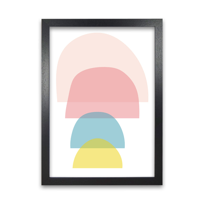 Four Coloured Half Pebbles Original