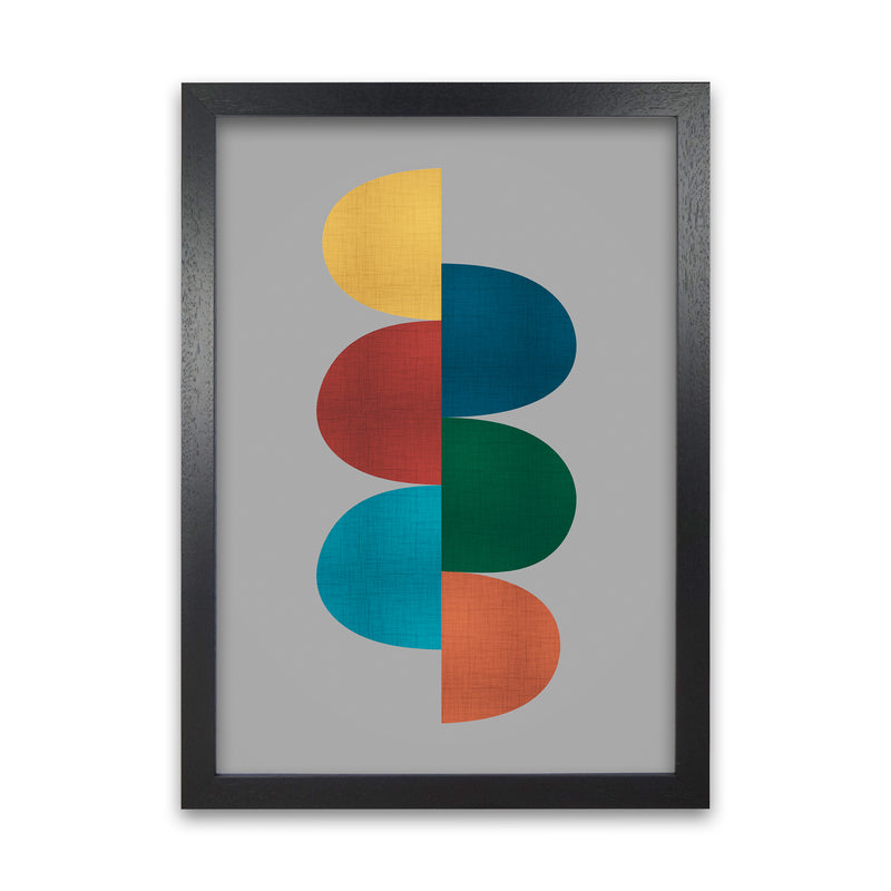 Mid Century Modern 1 Original A1 Black Grain Frame