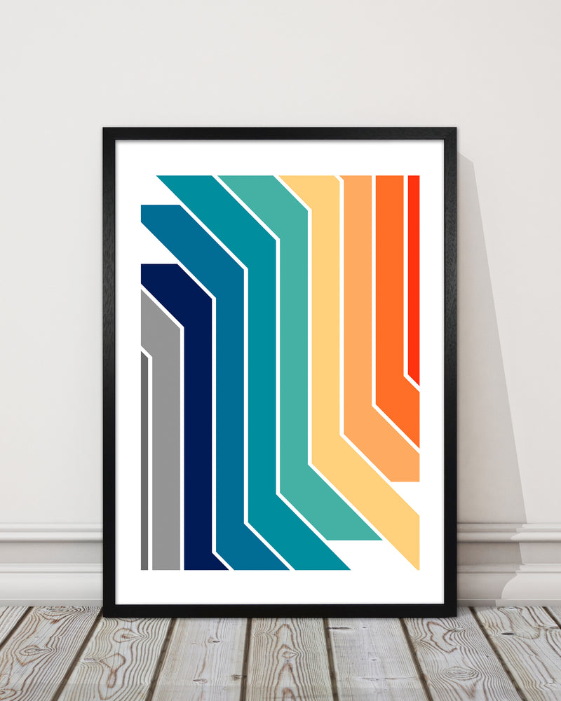 Modern Rainbow Stripes Original2 