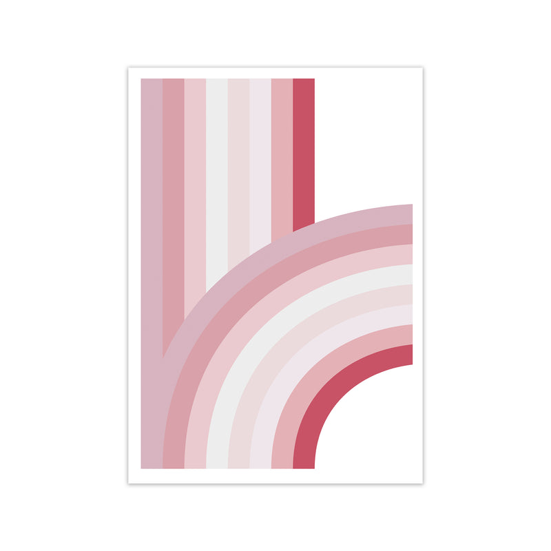 Pink Nursery Rainbow Wall Art A1 Print Only