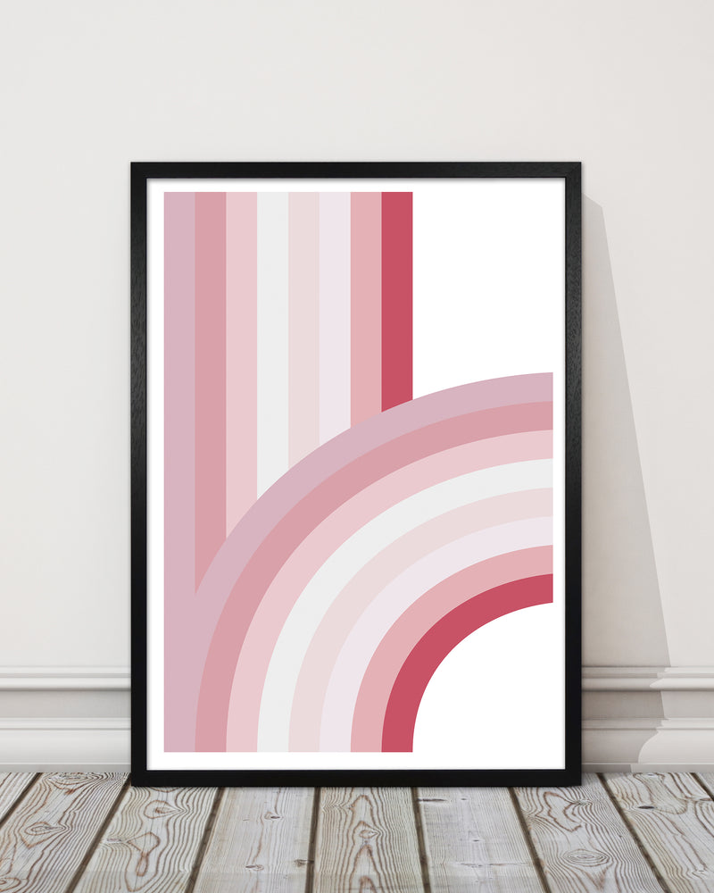 Pink Nursery Rainbow Wall Art