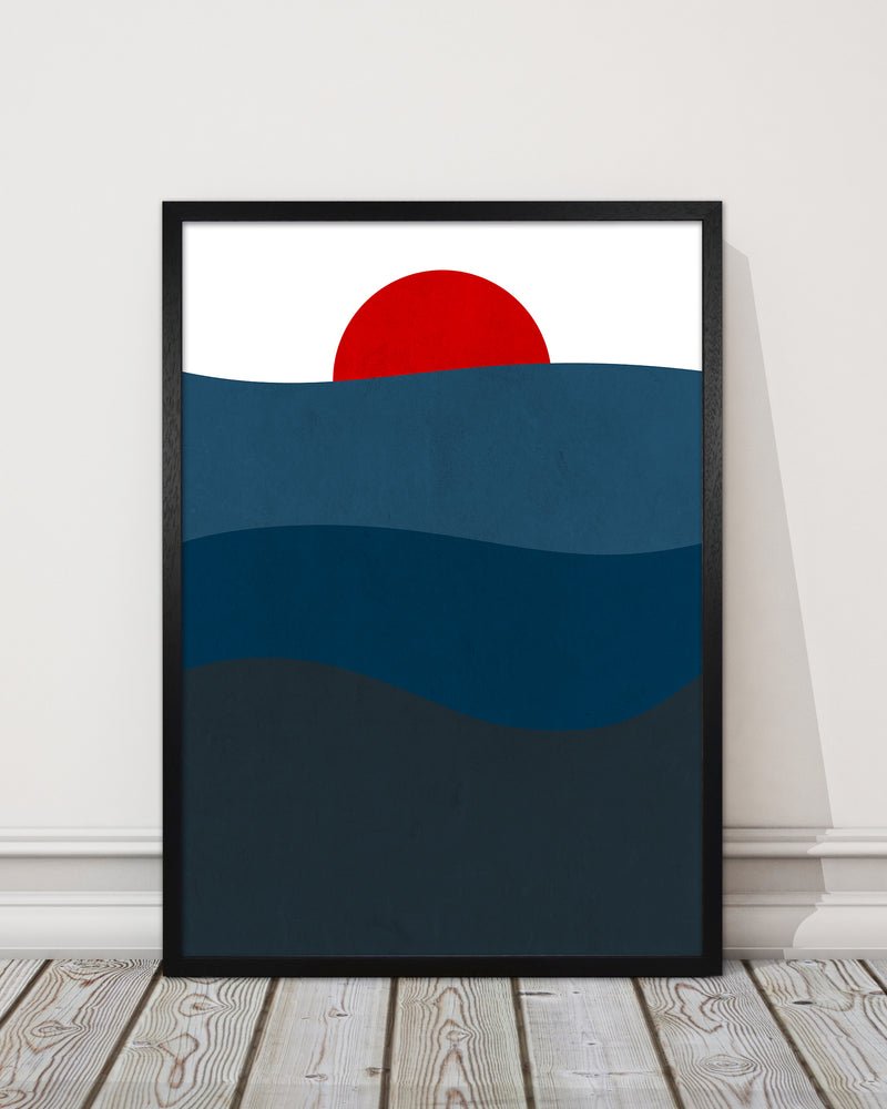 Red Blue Sunset Original 