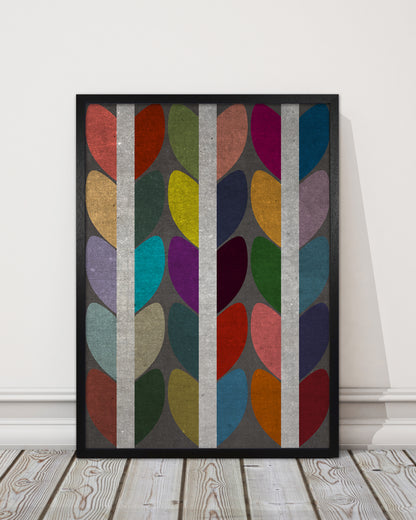 Scandinavian Wall Art Dark Original