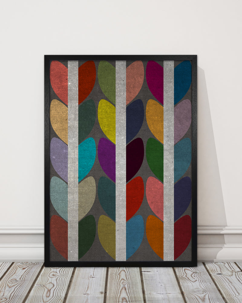 Scandinavian Wall Art Dark Original