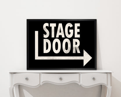 Stage Door Horizontal Wall Art