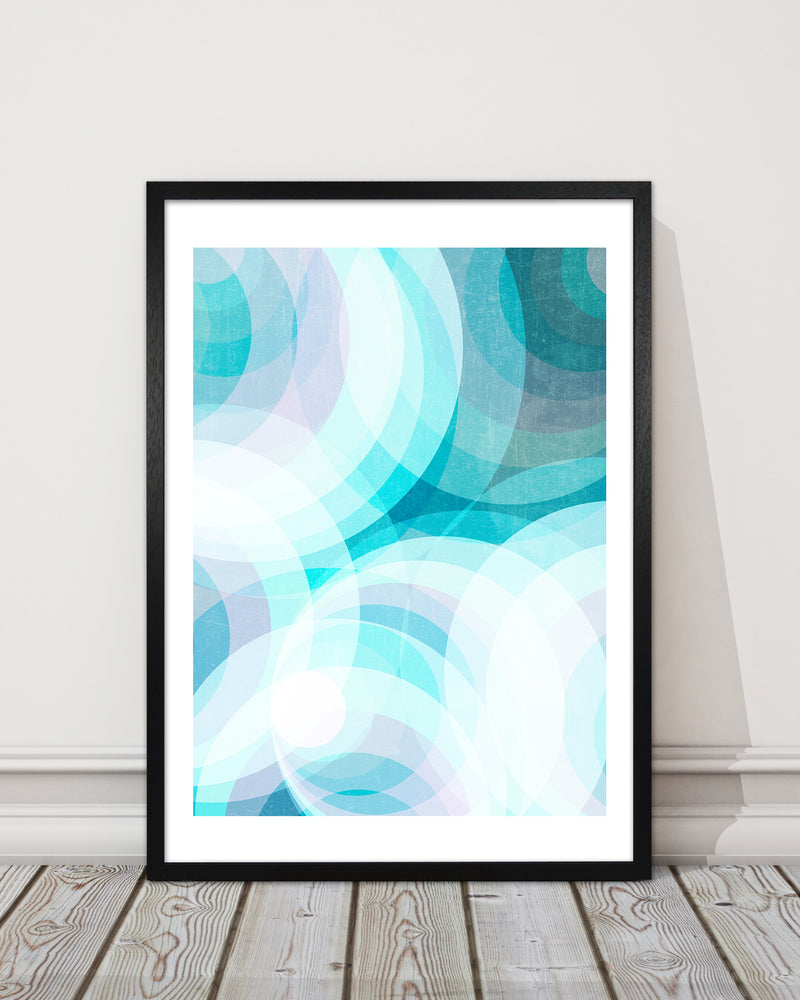 Colorful Purple and Blue Abstract
