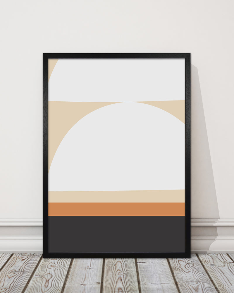 White Abstract Shapes Original 