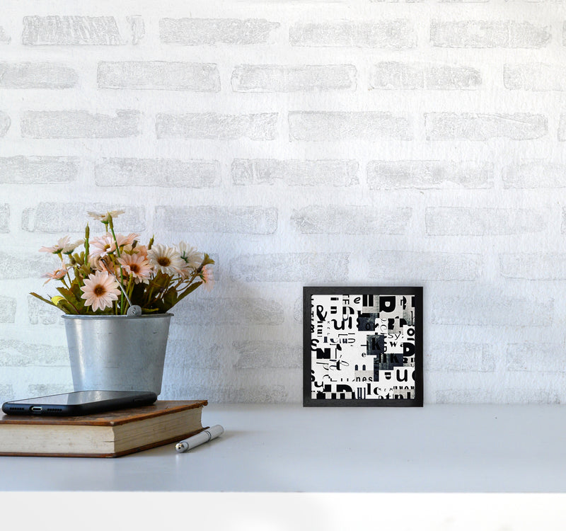 Black and White Typography Pair A Original3030 White Frame
