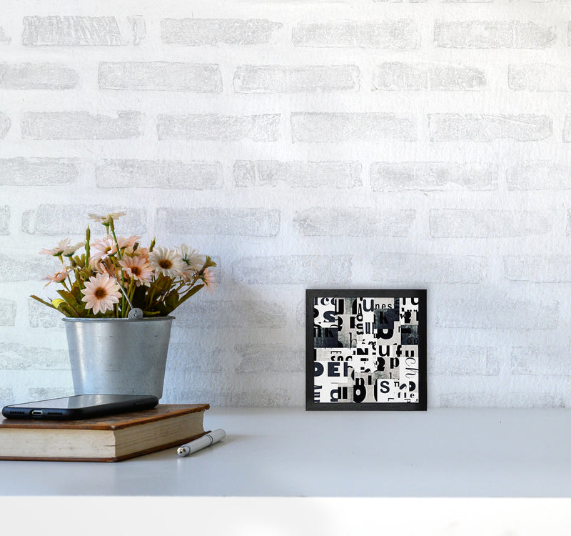 Black and White Typography Pair B Original3030 White Frame