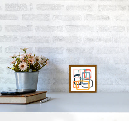 Mid Century Shapes Square Original3030 Print Only