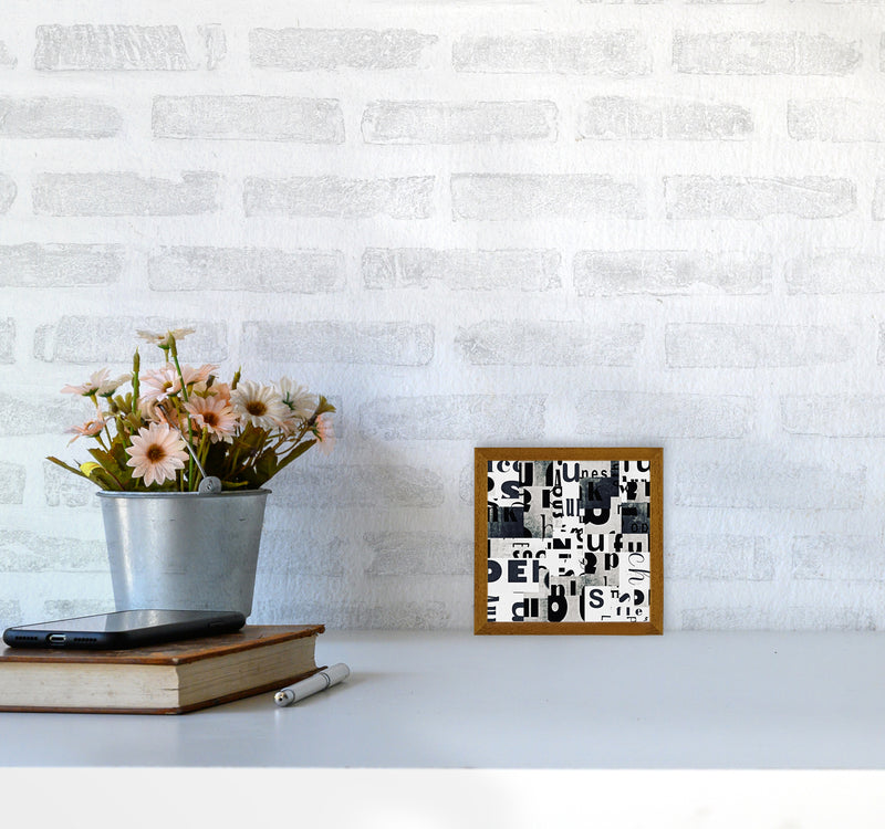 Black and White Typography Pair B Original3030 Print Only