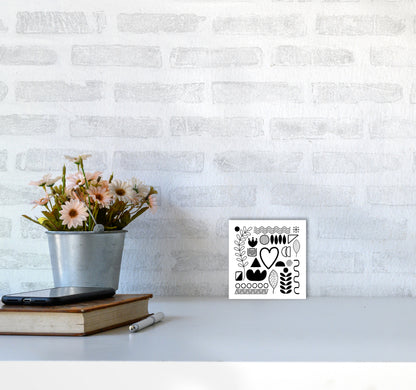 BW Scandi Shapes Square Original3030 Black Frame