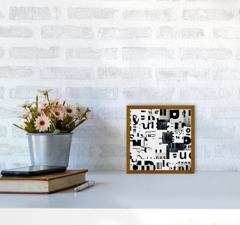 Black and White Typography Pair A Original4040 Print Only