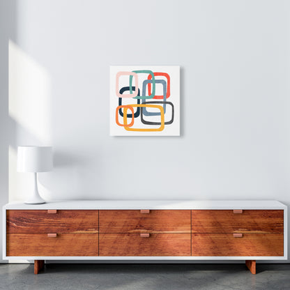 Mid Century Shapes Square Original 50x50 Canvas