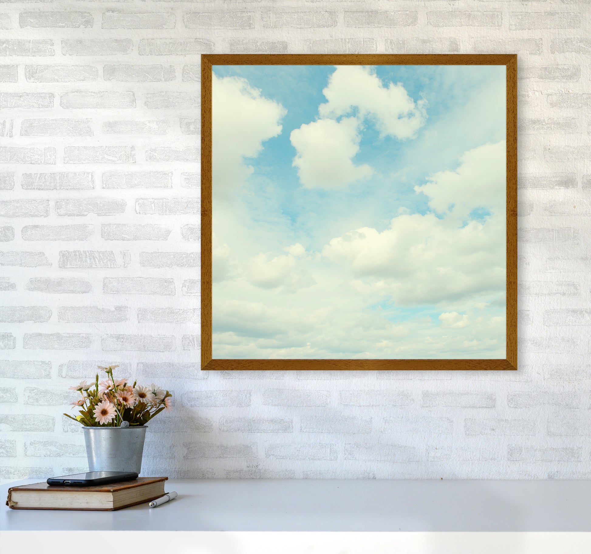 Square Cloud Art Print A6060 Print Only