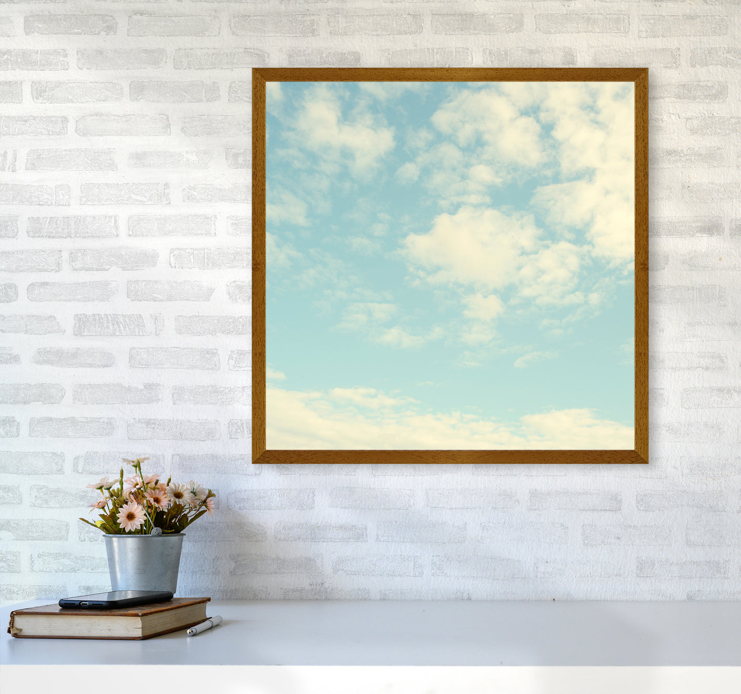 Square Cloud Art Print B6060 Print Only