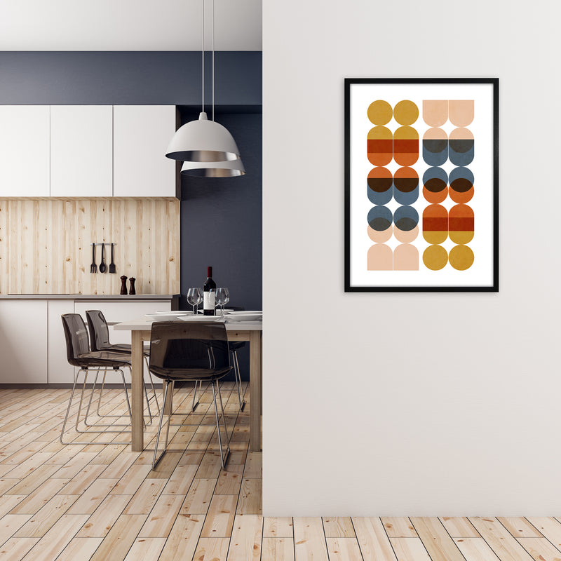 Mid Century Modern Set of 2 B Original A1 White Frame