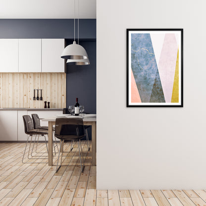 Grunge Colour Print A A1 White Frame
