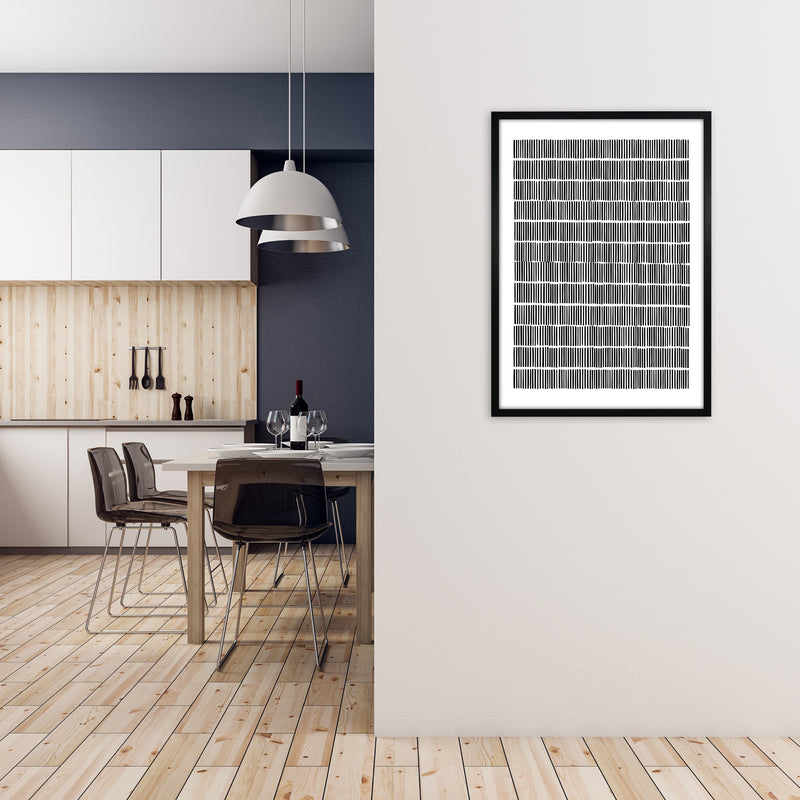 Black Lines Ultra Original A1 White Frame