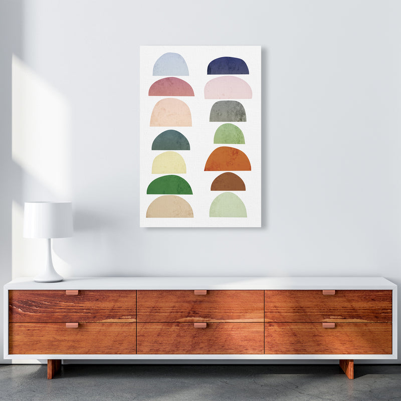 Half Moon Pastel Abstract Original A1 Canvas