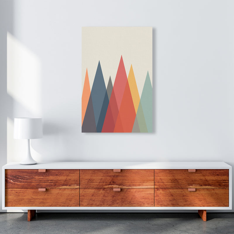 Portrait Mountain Abstract Original A1 Canvas