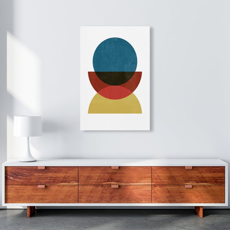 Retro Colorful Wall Art Print A1 Canvas