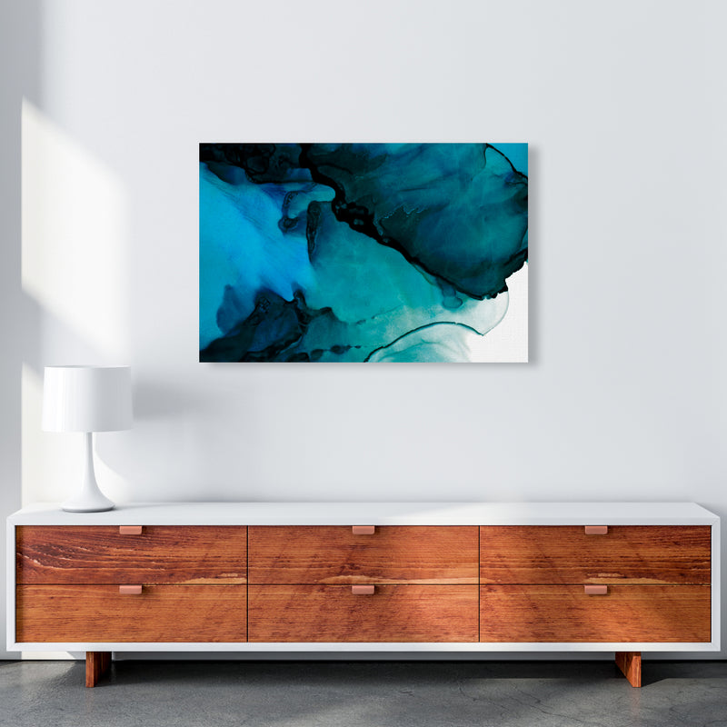 Blue Inspiration Watercolor Original A1 Canvas