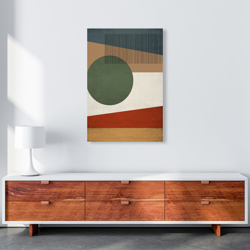 Abstract Wall Art Earth Tones A1 Canvas