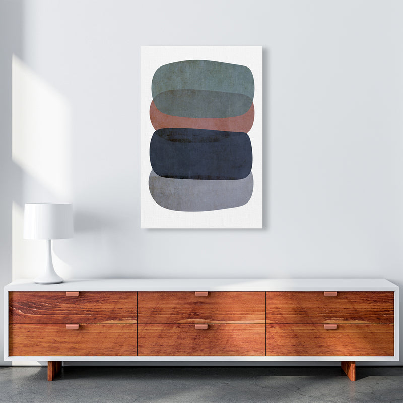 Earth Tones Soft Abstract Shapes A1 Canvas