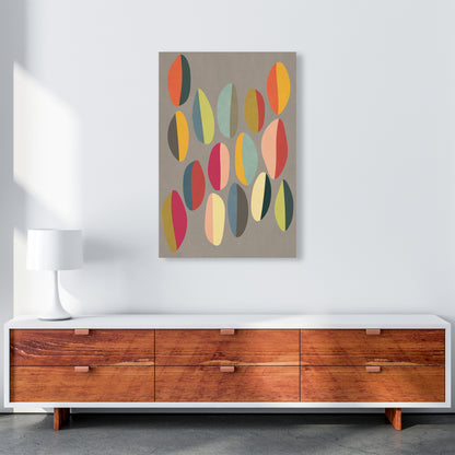 Mid Century Half Pebbles Original A1 Canvas