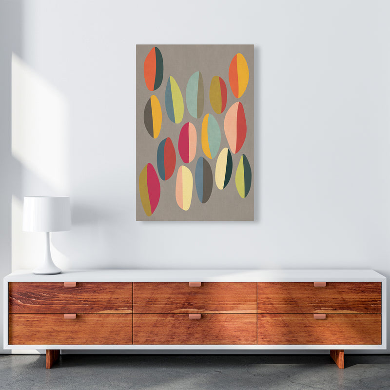 Mid Century Half Pebbles Original A1 Canvas
