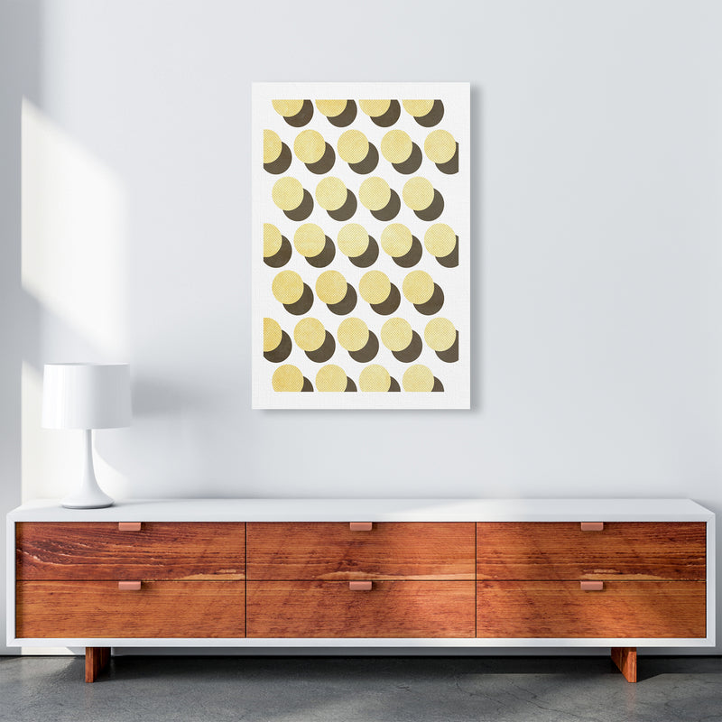 Half Tone Yellow Abstract Original A1 Canvas
