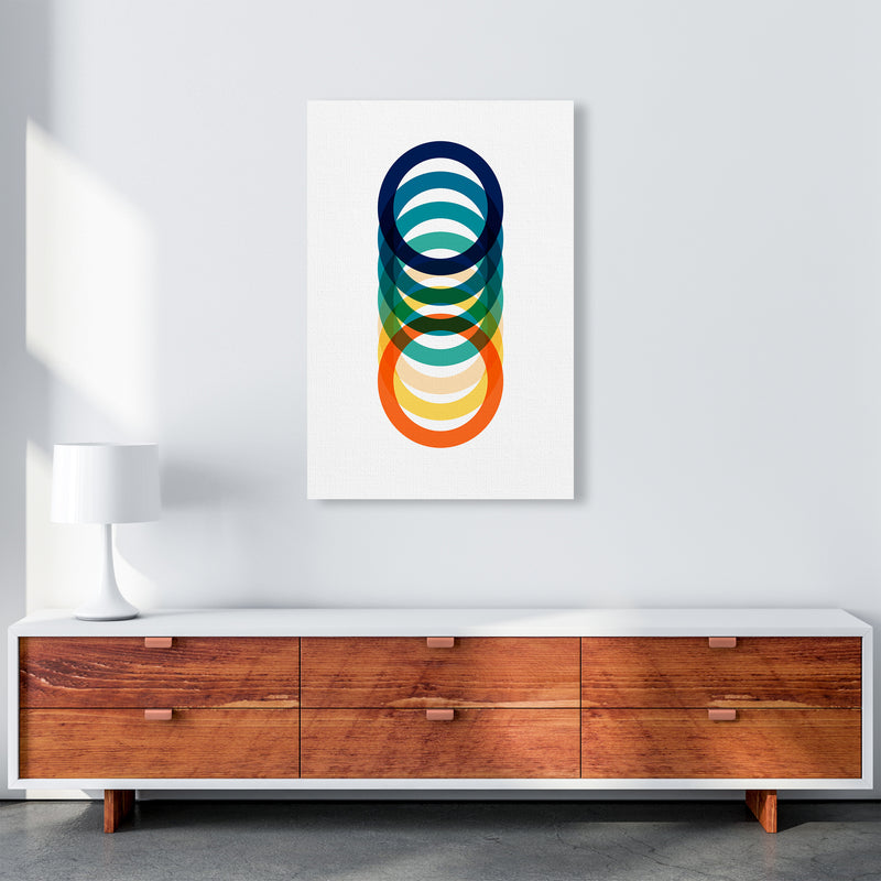 Mid Century Rings Original A1 Canvas