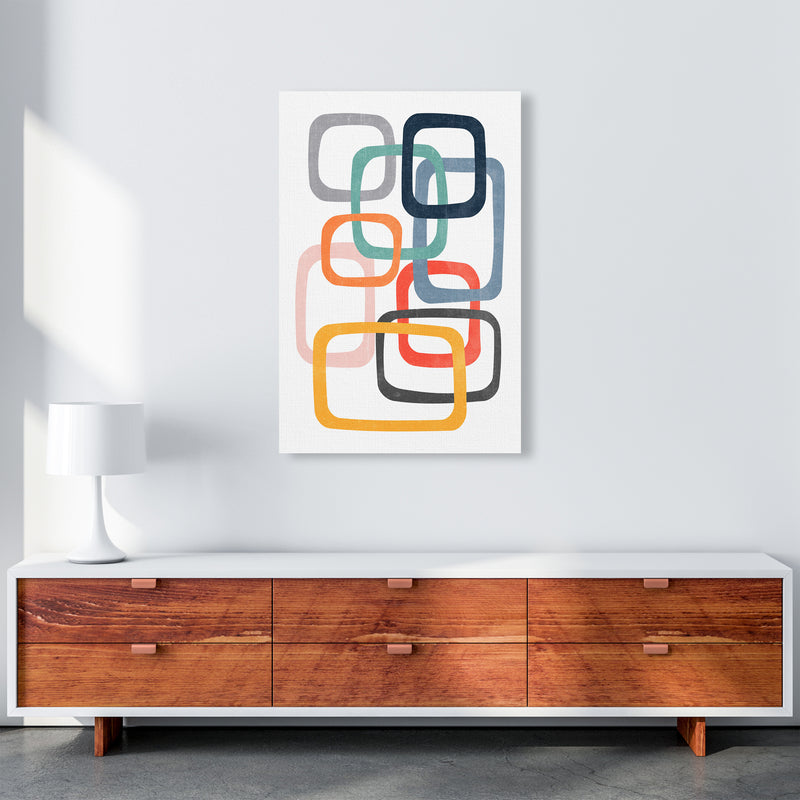 Abstract Mid Modern Pair A A1 Canvas