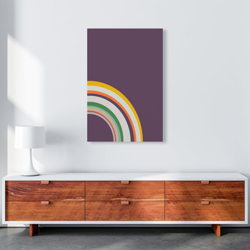 Pair of Nursery Rainbow Prints Right B A1 Canvas