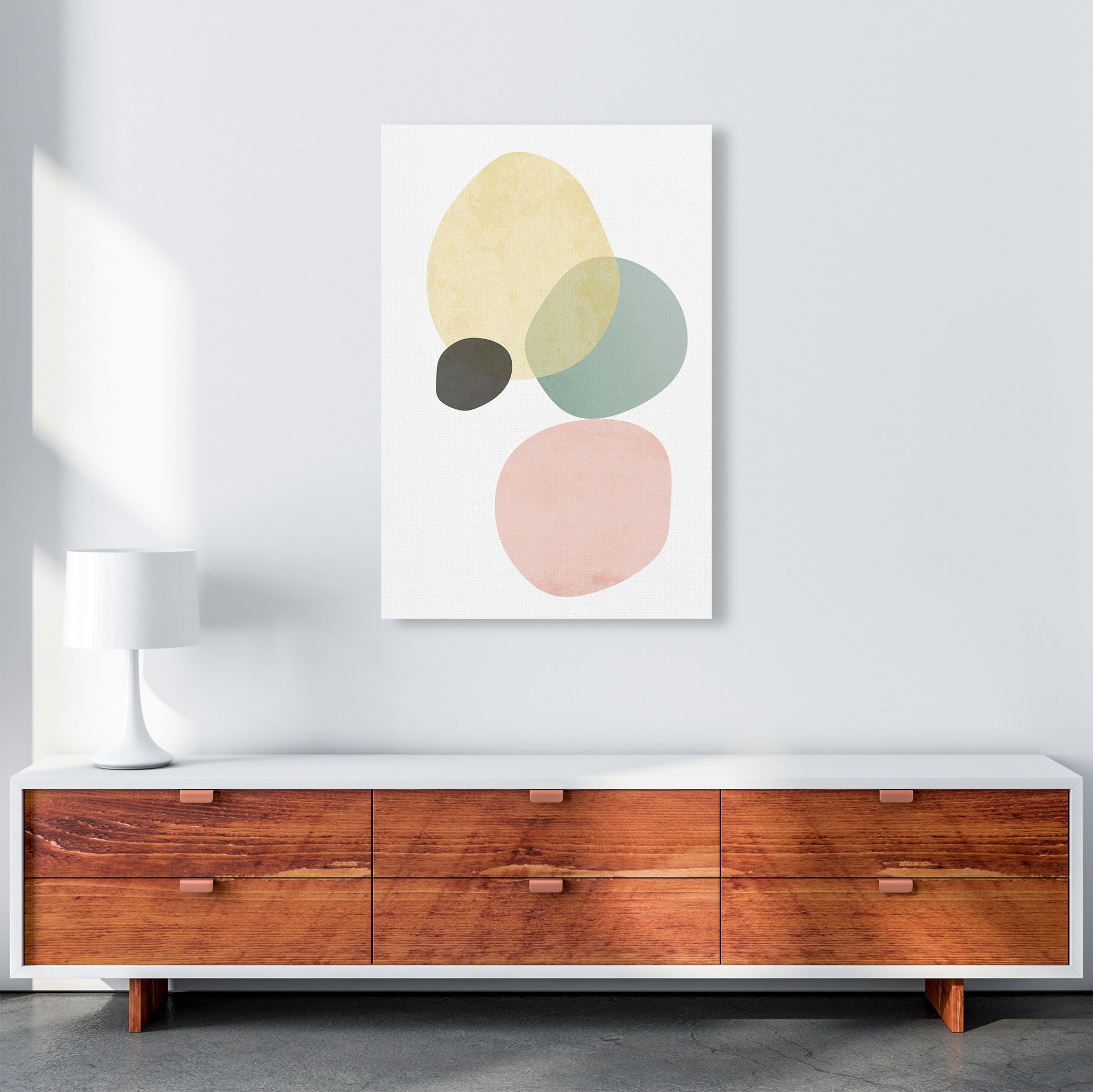 Abstract Pastel Original B A1 Canvas