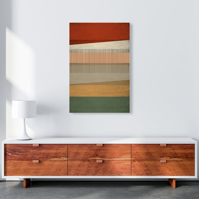 Abstract Earth Tone Prints B A1 Canvas