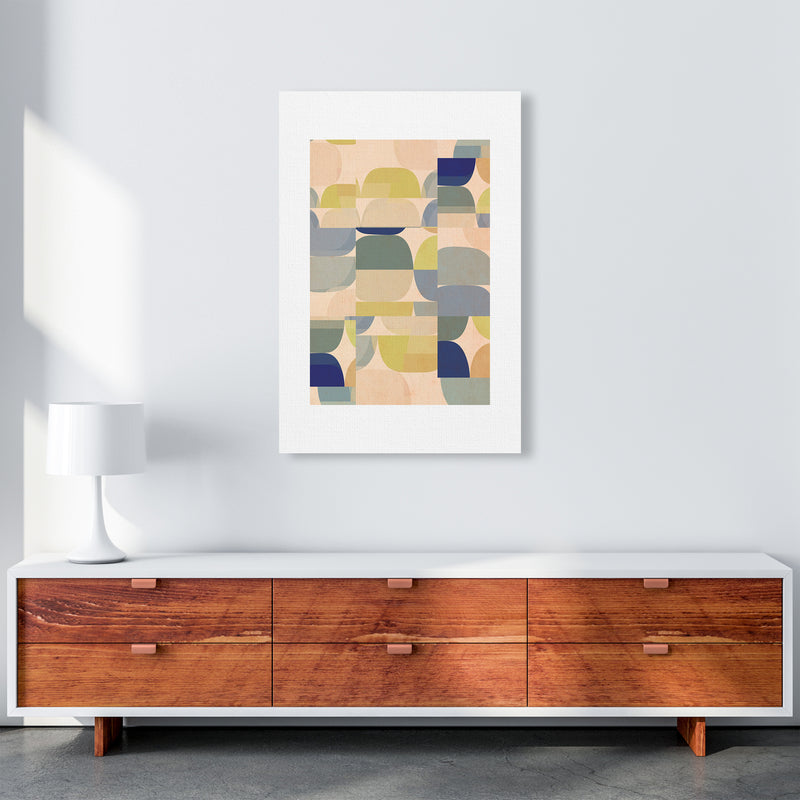 Abstract Prints Pastel B A1 Canvas