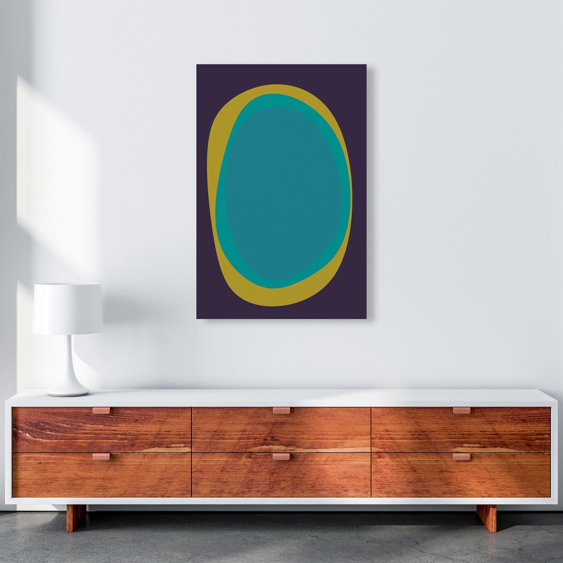 Colourful Bright Abstract Wall Art Print A A1 Canvas