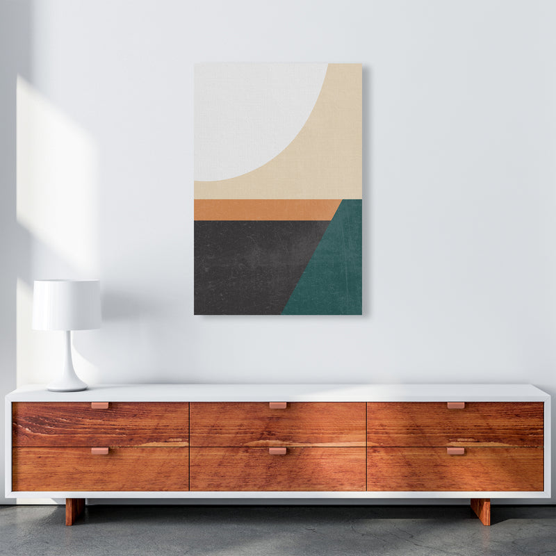 Colourful Mid Century Modern Print A A1 Canvas