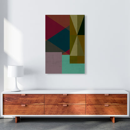 Dark Colourful Abstract Print A A1 Canvas