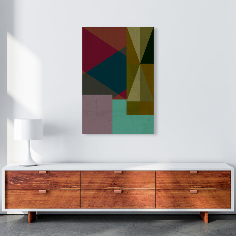 Dark Colourful Abstract Print A A1 Canvas
